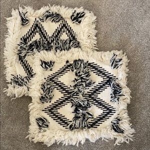 World Market pair of throw pillow covers